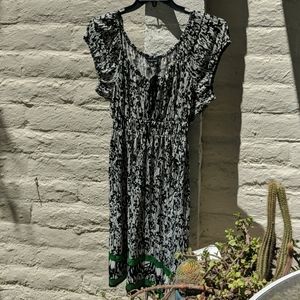 Black and white dress